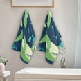 thumbnail image 2 of Yayeee Hand Towels for Bathroom Set of 2 Quick Dry Super Absorbent Soft Hand Shower Towels, 28" x 14", Sharks Pattern, 2 of 8