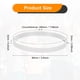 thumbnail image 3 of Uxcell 12Pcs Pulseras de Goma, Pulseras de Silicona de Color Sólido para Deporte/Ejercicio/Baloncesto Hombres Mujeres Adolescentes [Blanco], 3 of 6