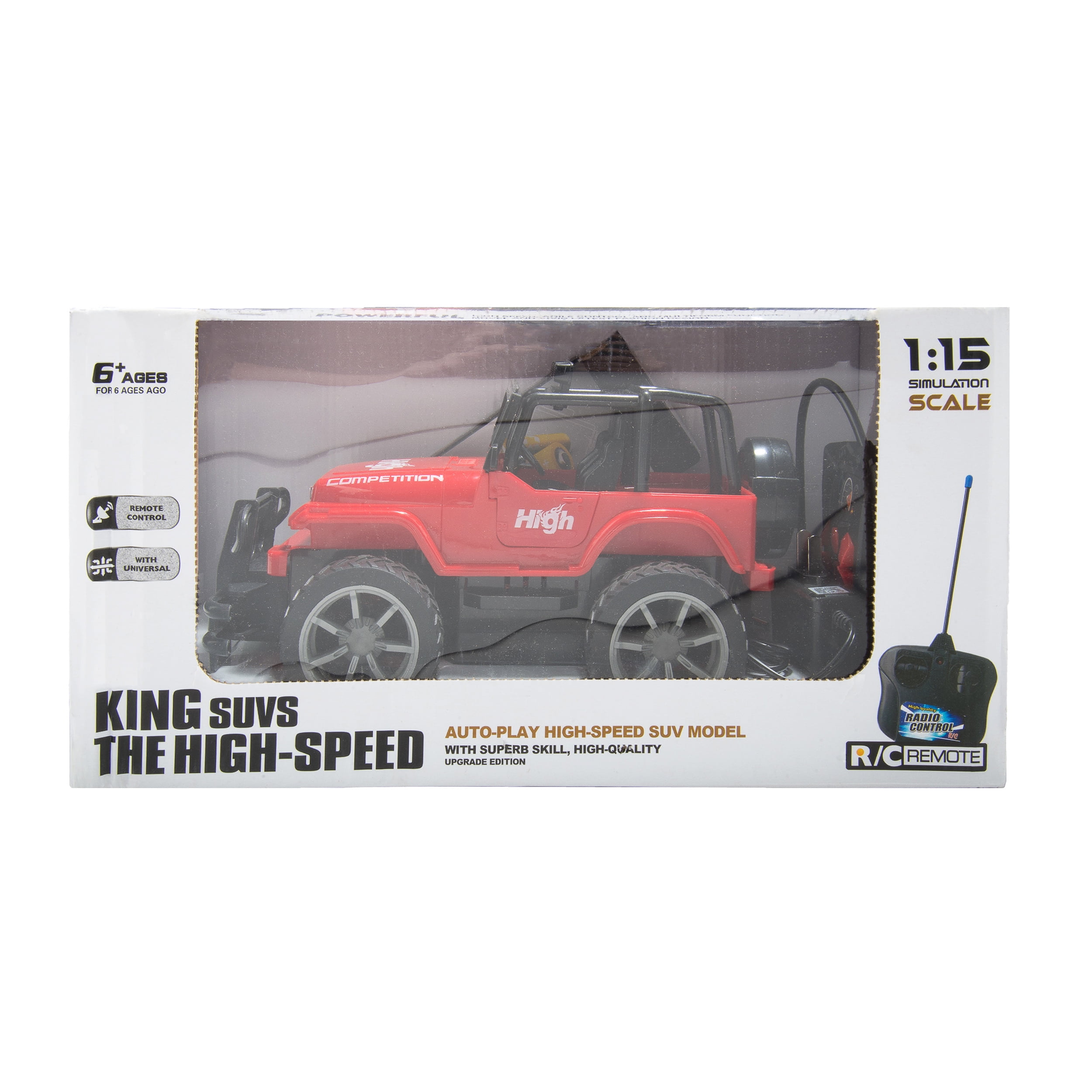 Remote Control Fathom Rider Racer with Authentic Sounds, Flashing Lights, and Functional Doors for Kids