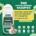 thumbnail image 3 of Shampooing pour Animaux Hypoallergénique Naturel de la Mer Morte - Soos Pets, 3 of 7