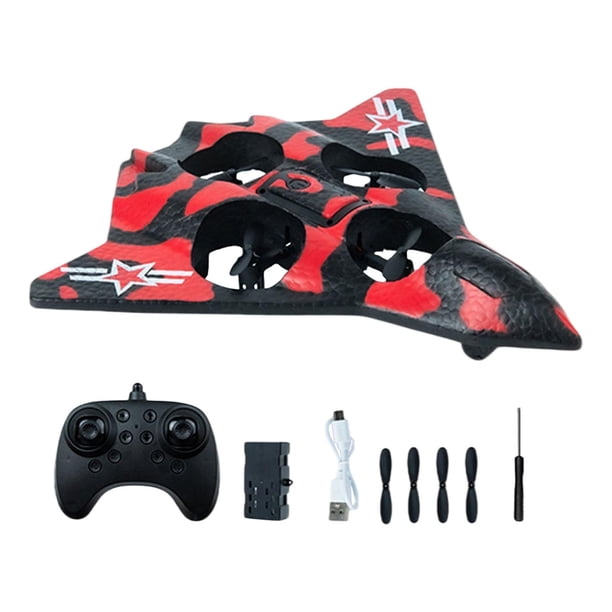 Helicóptero de control remoto, bolsa de regalo, modelo fácil de controlar, juguete volador para exteriores para adultos, adolescentes y niños. Batería única roja