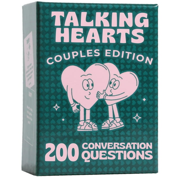 Juego de cartas Conversation Cards Talking Hearts para parejas 200 Q