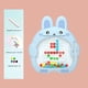 thumbnail image 2 of Tablero De Dibujo Pizarra de dibujo portátil con forma de conejo para juguetes de niños (azul medio), 2 of 5