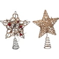 thumbnail image 1 of Kurt Adler 2 Pc 6 Inch Metal Star Tree Top, 1 of 3