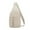 White, variant on Hfnxid Small Sling Bag for Women and Men Crossbody Bags Trendy Fanny Packs Chest Bag with Extended Strap