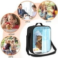 thumbnail image 5 of Naloa Funny Cat Taking a Bath Lunch box Lunch bag for men women Large capacity Lunchbox Insulated Lunch bag Lunch box cooler, 5 of 7