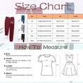 thumbnail image 3 of Gibobby Pantalones para mujer para el frío Pantalones informales con bolsillo y cinturón largo de felpa cálidos con estampado de informales de invierno para mujer(Rojo,XG), 3 of 3