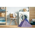 thumbnail image 2 of Ahgly Company Tapis Rond Lavable en Machine Intérieur Transitionnel Violet Améthyste Violet, 3 Pieds Rond, 2 of 7