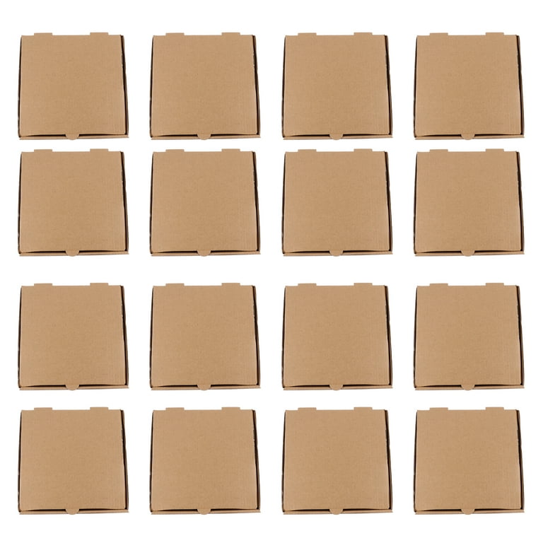 Gueevin 100 Pcs 4.7 Inch Mini Pizza Boxes Small Pizza Boxes Square  Cardboard Pizza Box Tiny Pizza Storage Container for Miniature Pizzas  Cookies Party
