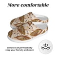 thumbnail image 6 of Lsque Colorful Vintage Corn Pattern Womens Comfort Cotton on Scuff With Memory Foam and Anti-skid Sole Slipper-46/47, 6 of 7