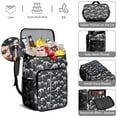 thumbnail image 5 of Travel Cooler Bag - Black Cartoon Dinosaurs Skeletons Pattern Camping Beer Cooler Backpack with Bottle Opener- Waterproof Insulated Picnic Backpacks - Cooler Bag for Beach, 5 of 6