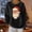 aa01_Black, variant on Hilzaten Womens Sweatshirt Pullover Drop Shoulder Loosse Crew Neck Womens Print Sweatshirt
