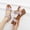 Pink, variant on Women's Two Strap Wedge Sandals, Open Toe Elastic Back Platform Wedges, Comfortable Summer Shoes for Vacation, Wedding, Daily Wear Pink 37