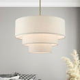 thumbnail image 2 of 57484-01-Livex Lighting-Gladstone - 4 Light Pendant In Mid-Century Modern Style-22.5 Inches Tall and 23 Inches Wide-Antique Brass Finish, 2 of 13