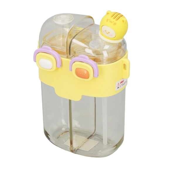 Cute Water Bottle, 780ML Straw Water Bottle With Straw Adjustable Strap Sticker