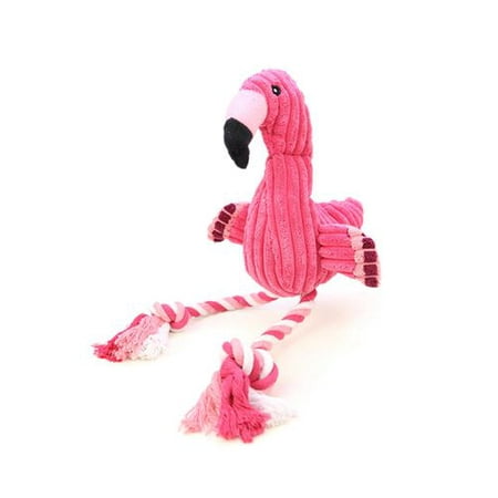 KABOER 1Pcs Pet Dog Vocal Toy Flamingo Animal Shape Wear-Resistant Bite Protection Large Pet Puzzle Dog