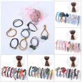 thumbnail image 4 of Kid Hair Bands Elastic 8PCS Non-slip No Crease Hair Ropes Ponytail Holders, 4 of 10