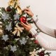 thumbnail image 3 of Selecciones navideñas con purpurina plateada, brillo artificial, Glasher Storerstern Blumen Orchestra, orden de las órdenes inferiores, árbol de Navidad, escuela para Navidad C, 3 of 5