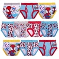 thumbnail image 1 of Ropa interior Spiderman para niños pequeños, 100% algodón, paquete de 10 unidades, 4 unidades, 1 of 5