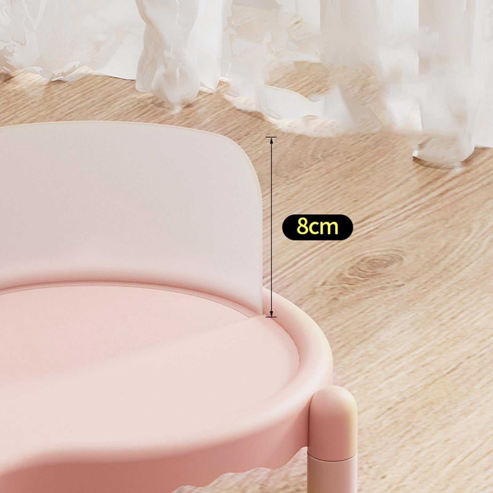 CarpNettore Ceramic Elevated Cat Bowls with Non Slip Stand Raised Feeding Station Raised Cat Pink