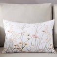 thumbnail image 3 of Pastoral Botanical Throw Pillow Cover 20 x 26 Inch Decorative Pillow Cover Vintage Watercolor Floral Lumbar Pillowcase Seasonal Rectangle Cushion Case for Couch Sofa Bed Living Room, 3 of 7