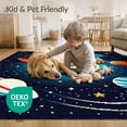 thumbnail image 4 of ODIKA Playroom Rocket Galaxy Motifs Science Theme Classroom Themed Pet Friendly & Kids Safe Play for Bedroom, Reading Nook, 4 of 7