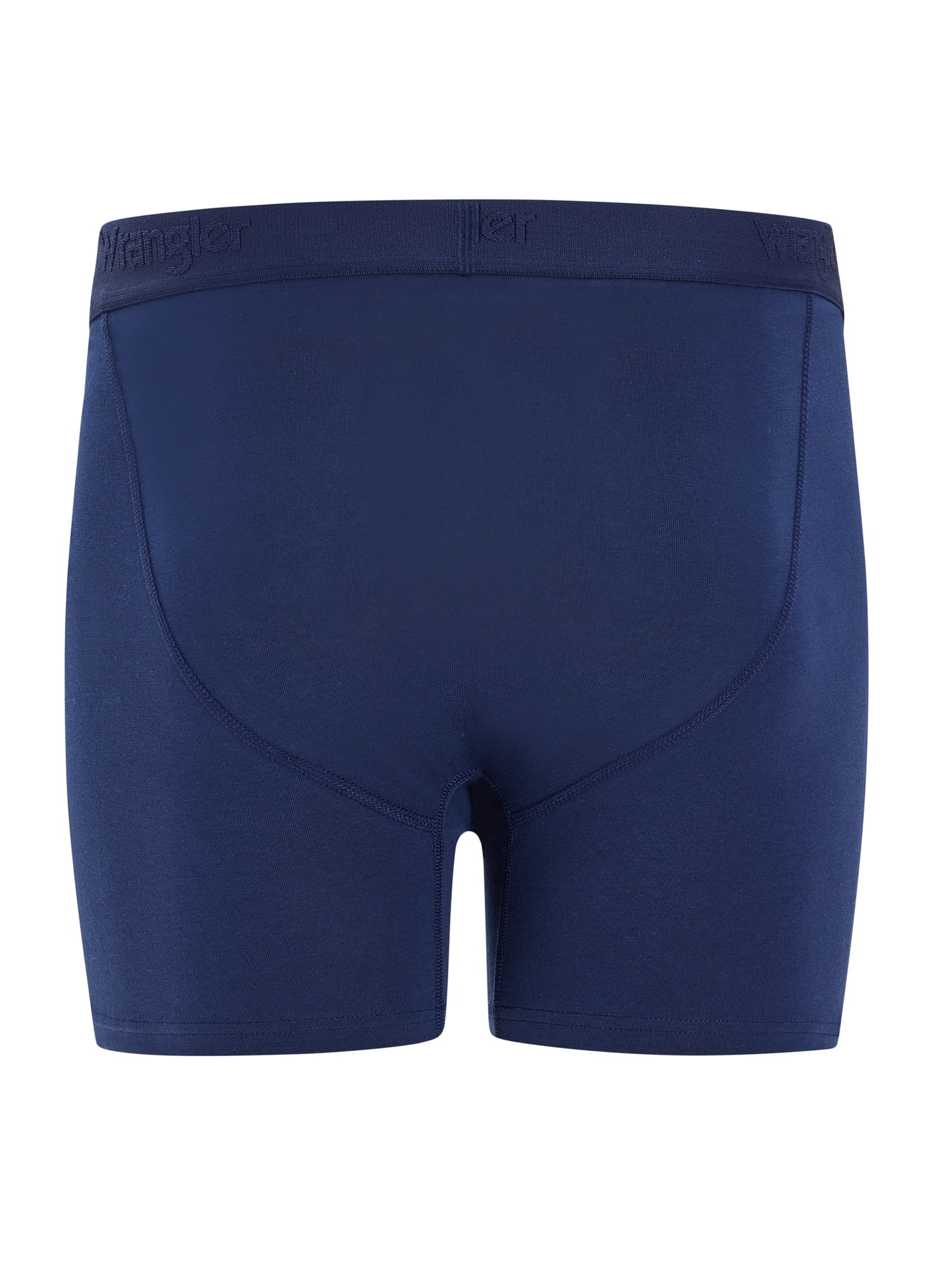 Wrangler Men's Cotton Stretch Boxer Brief Set, Boxer Briefs Underwear for Men, S, 6 Pack