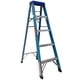 thumbnail image 1 of Escalera Tijera Peldaños Fibra De Vidrio 4 Peldaños Tipo Ii 706792, 1 of 2