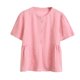 thumbnail image 1 of Mujeres de Verano Tops Suelto Ajuste Color Sólido 1/2 Manga Cuello Redondo Top Casual, Blusa de Poliéster de Moda para las Mujeres, Lavado de Manos Primavera Y Verano, 1 of 5