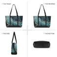 thumbnail image 6 of FORMRS Laptop Tote Bag for Women with 15.6" Computer Compartments Handbag, Black Marble, 6 of 7