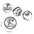 thumbnail image 2 of Personalized Hair Dresser Sign Custom Hair Stylist Name Logo Woman Face Beauty Salon Hair Decor Metal Wall Art, Hairstyle Shop, 2 of 6