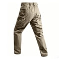 thumbnail image 4 of Big Men’s Relaxed Fit Cargo Pants, Lightweight All Day Comfort Daily Work Bottoms, 4 of 7