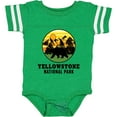 thumbnail image 3 of Inktastic Yellowstone National Park with Bear Mountains and Trees Cricle Boys or Girls Baby Bodysuit, 3 of 5