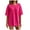 Hot Pink, variant on Women's Oversized Summer Tops Crew Neck Jacquard Short Sleeve Solid Color Tee Shirts Casual Loose Clothes (XS, Hot Pink)