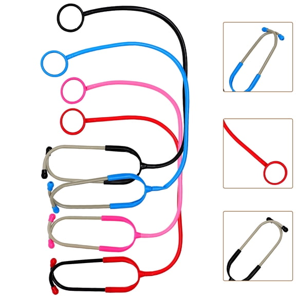 Minkissy 4Pcs Kids Toy Stethoscope Toy For Doctor Role Play Game Accessories 11.8X6.3X4.3in