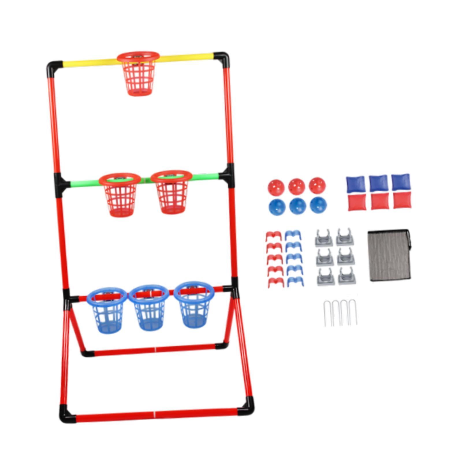 LeeQinersw Bucket Game Throwing Game Indoor Outdoor Garden Party Game for Toddlers