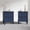 Blue, variant on HLR 20" Mid Century Nightstands Set of 2 with Drawers, Wood Brown Bedside Table End Table for Bedroom