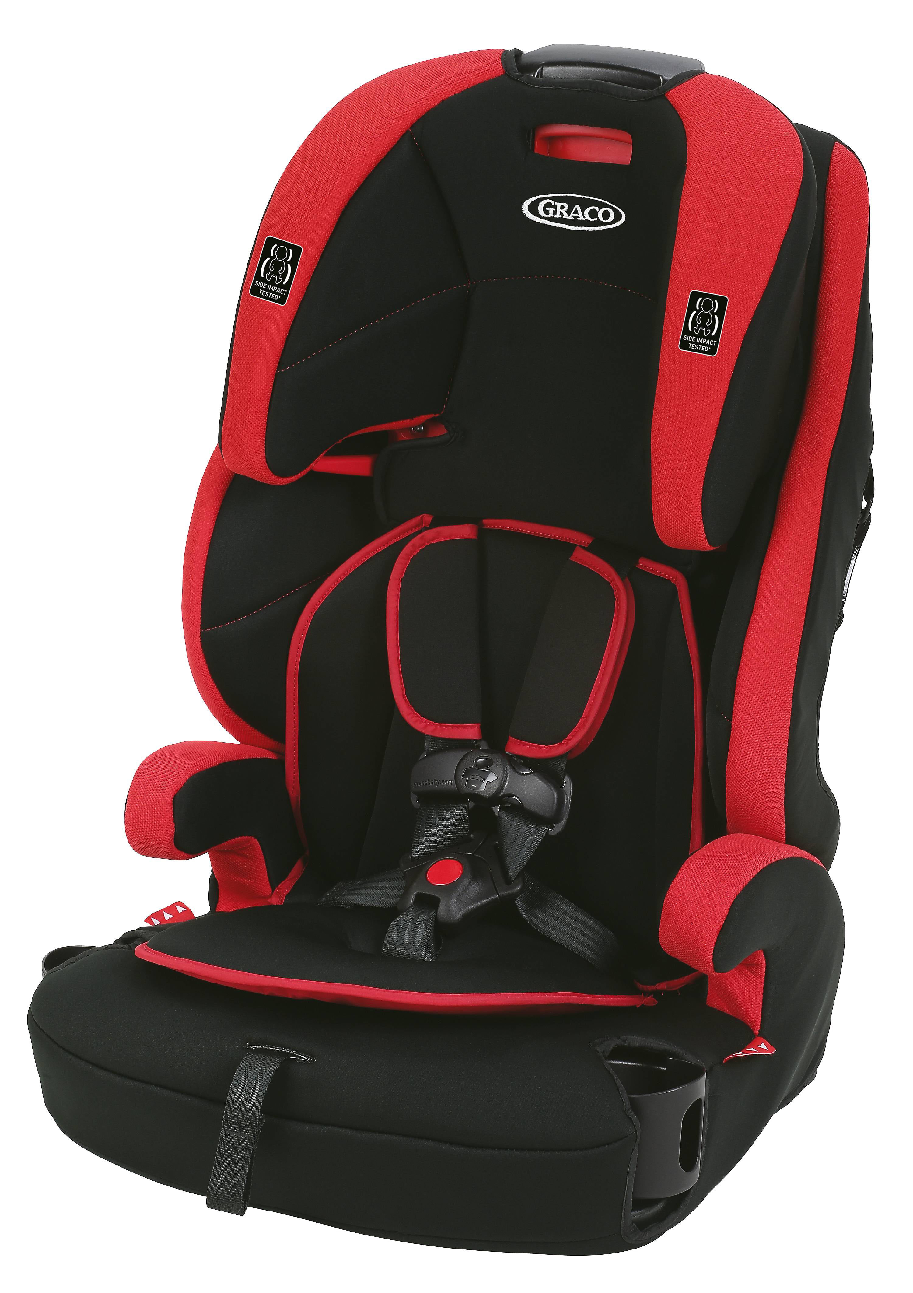 Alma Graco Highback TurboBooster Height Adjustable Car Seat for 30-100 Pounds 