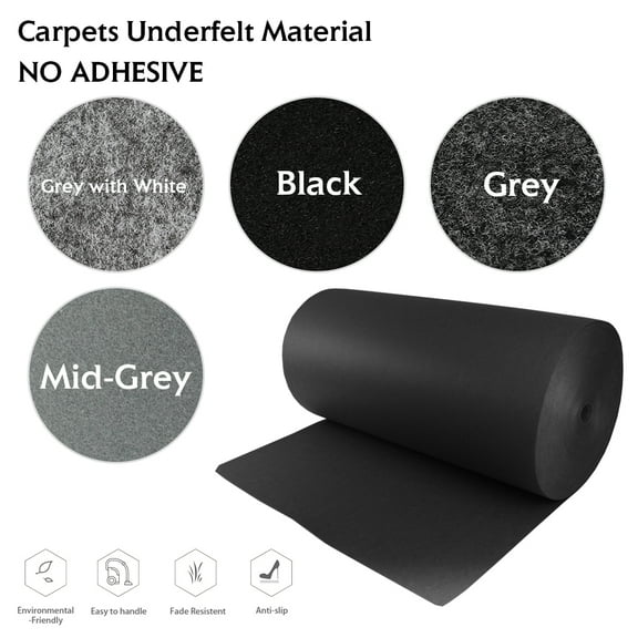 Carpet Upholstery Durable Un-Backed 78" Wide multi-purpose Subwoofer Enclosure Automotive Boat Repair Black/Grey/Mid-Grey/Grey White