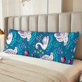 thumbnail image 2 of Honeii Swan On The Pond Print Long Body Pillowcase 20x54 in,Body Pillow Cover with Zipper,Large Body Pillowcase,Soft Bed Decorative, 2 of 7