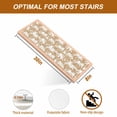 thumbnail image 5 of Brown Palm Tree Stair Treads Non Slip for Steps Summer Tropical Country Nautical Silver Tree Leaf 4 Pcs Reusable Adhesive Stair Runner Mats for Dogs Elders Carpet Treads Rugs for Staircase 8x30 In, 5 of 9