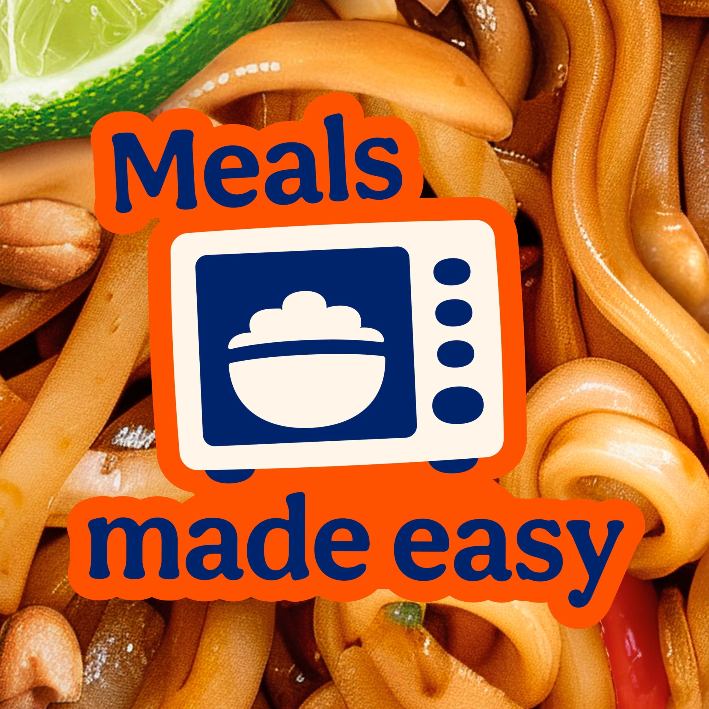 Bens Original Street Food Thai Stir Fry Microwave Instant Noodles Ready Meal 250g, Imported from Britain