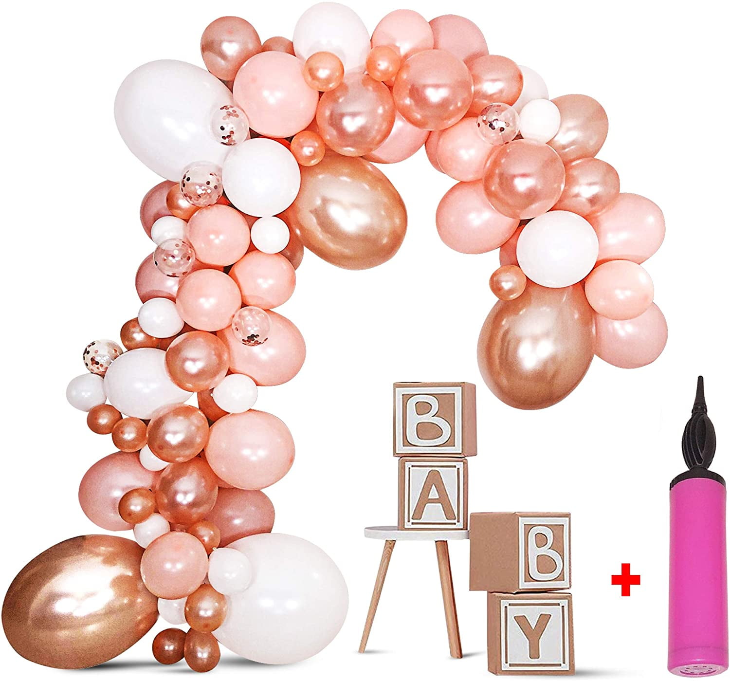 Latex Balloons for Wedding Birthday Party Balloons Arch Garland Kit,Party balloons Balloon Arch Kit with Pump Balloon Arch Garland Kit