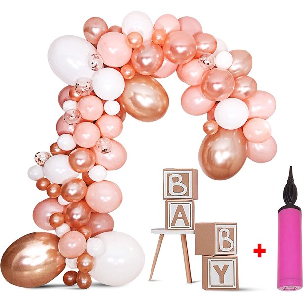 Diy Balloon Garland Kit Balloon Arch Kit Baby Shower Birthday Party Graduation Bachelorette Decorations Rose Gold Peach Confetti Balloons Birthday Backdrop Decor Balloon Pump Included Walmart Com Diy Balloon Garland Kit Balloon Arch Kit Baby Shower Birthday Party Graduation Bachelorette Decorations Rose Gold Peach Confetti Balloons Birthday Backdrop Decor Balloon Pump Included Walmart Com