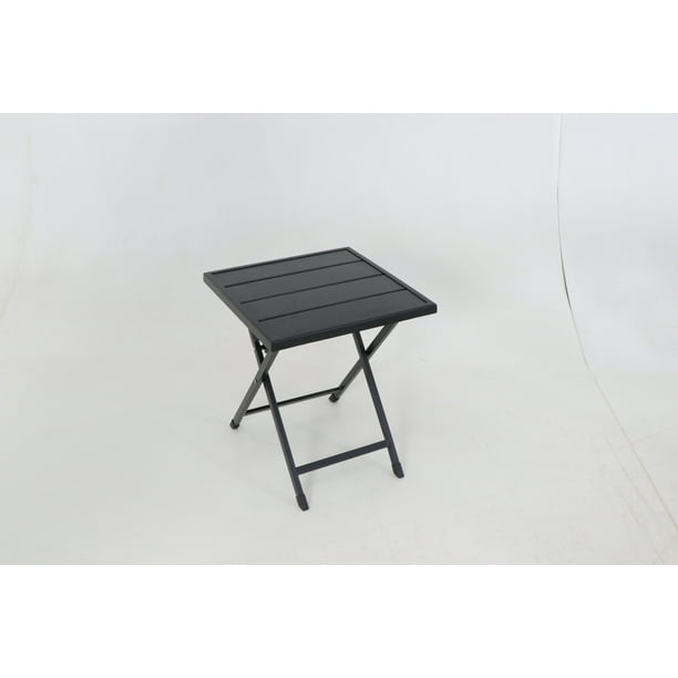 Better Homes Gardens Milport 16 In, Small Black Metal Patio Side Table
