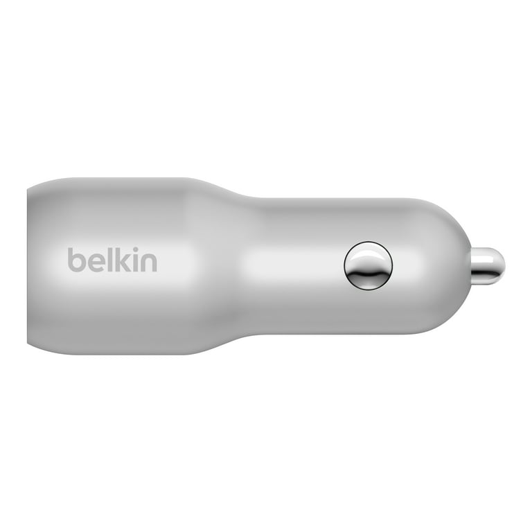 Belkin 2-port 37w Usb-c/usb-a Power Delivery Car Charger With 3.3' Usb-c  Lightning Cable : Target