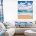 thumbnail image 1 of Peaceful Seashore under White Clouds, 1 of 3