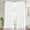 Light Gray, variant on Lipa Coastal Chic Scalloped Edge Light Filtering Curtain Panel,White with Navy Trim,White Curtain for Living Room Bedroom,52" x 84"