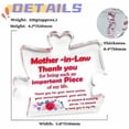 thumbnail image 6 of Gifts for Mother In Law Gifts from Daughter Son In Law Birthday Christmas Mother's Day Gift Acrylic Keepsake Plaque, 6 of 6