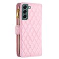 thumbnail image 3 of Feishell for Samsung Galaxy S23 Plus Zipper Wallet Phone Case,for Women Men,Luxury PU Leather Cover with 9 Credit Card Slots Magnetic Clasp Flip Holder Protective Case with Wrist Strap,Pink, 3 of 10